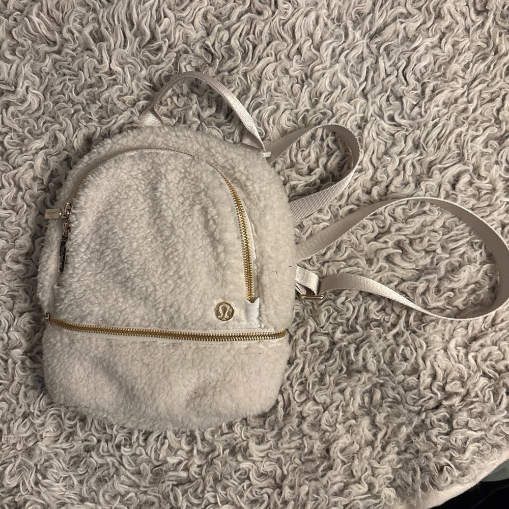 lululemon athletica Textured White Backpack